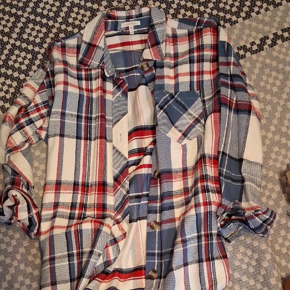 Maurices Multicolor Plaid Shacket